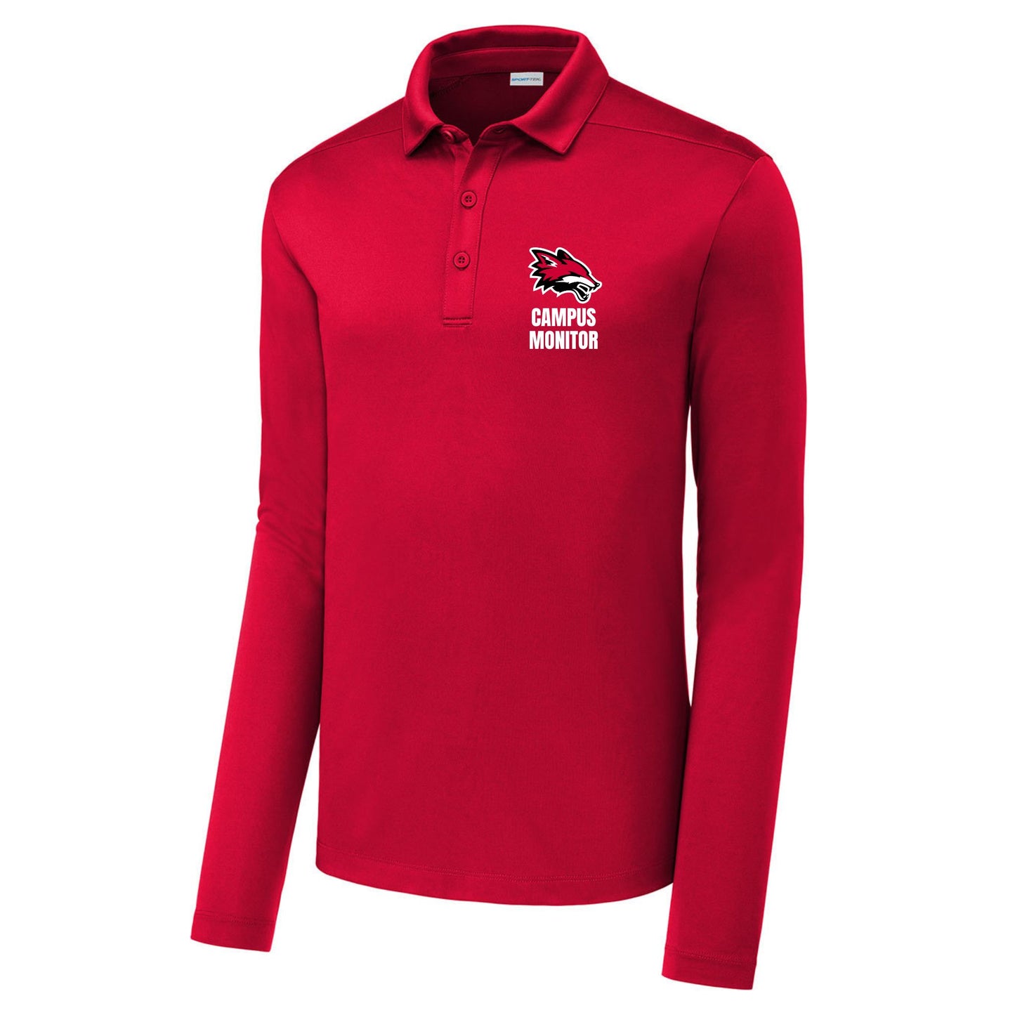 Y115 Campus Monitor Long Sleeve Polo