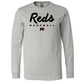 Reds Script Bella+Canvas Premium Long Sleeve Tee