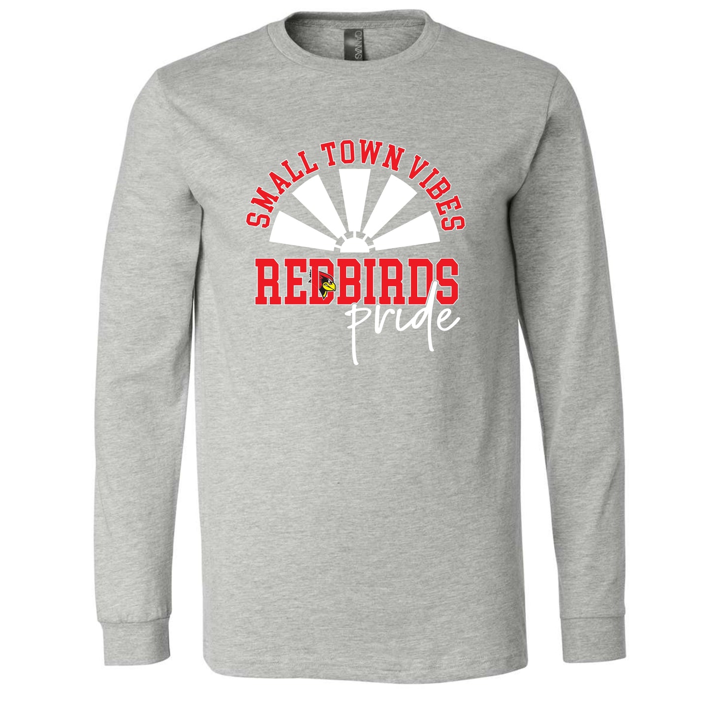 Small Town Vibes Bella+Canvas Premium Long Sleeve Tee