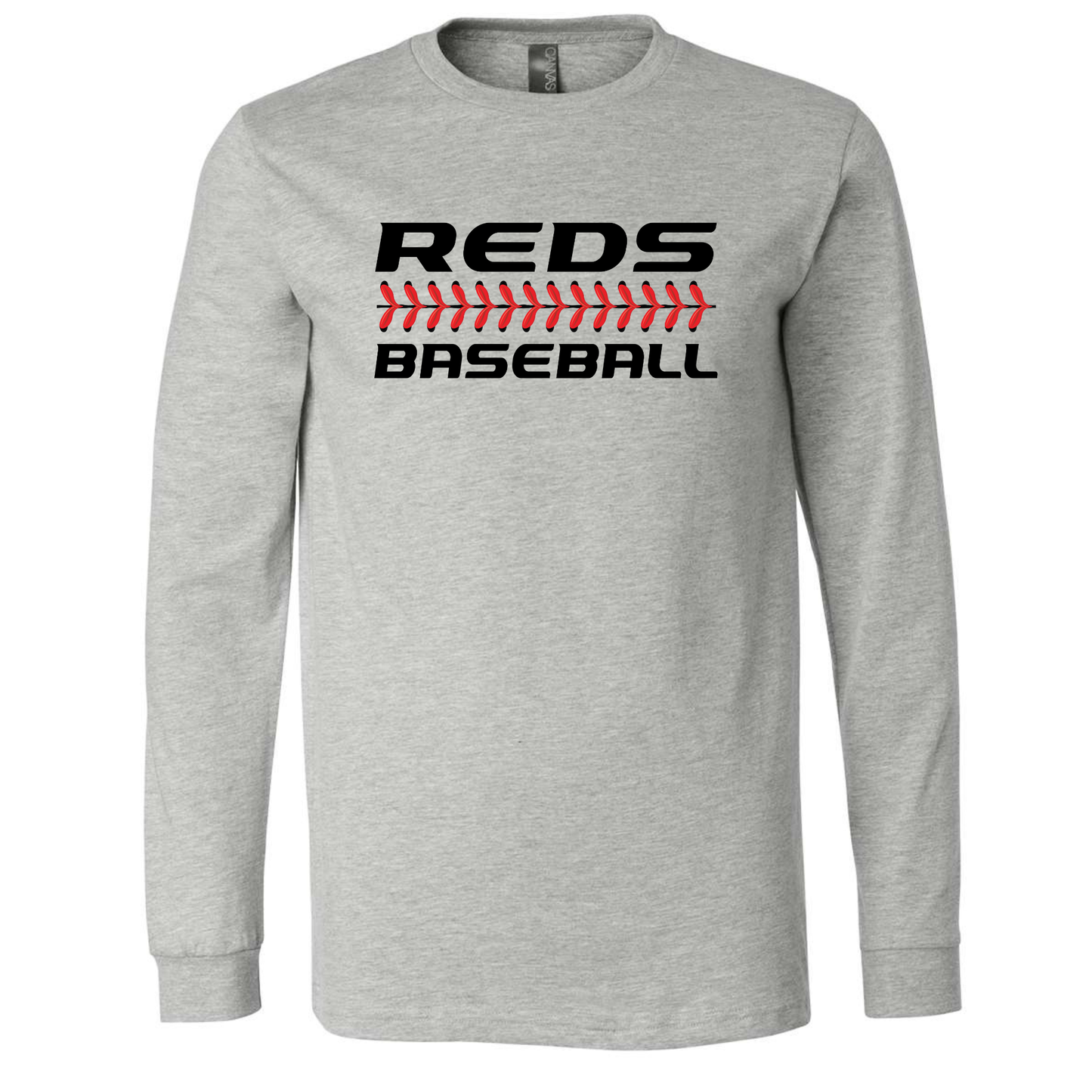 Reds Laces Bella+Canvas Premium Long Sleeve Tee