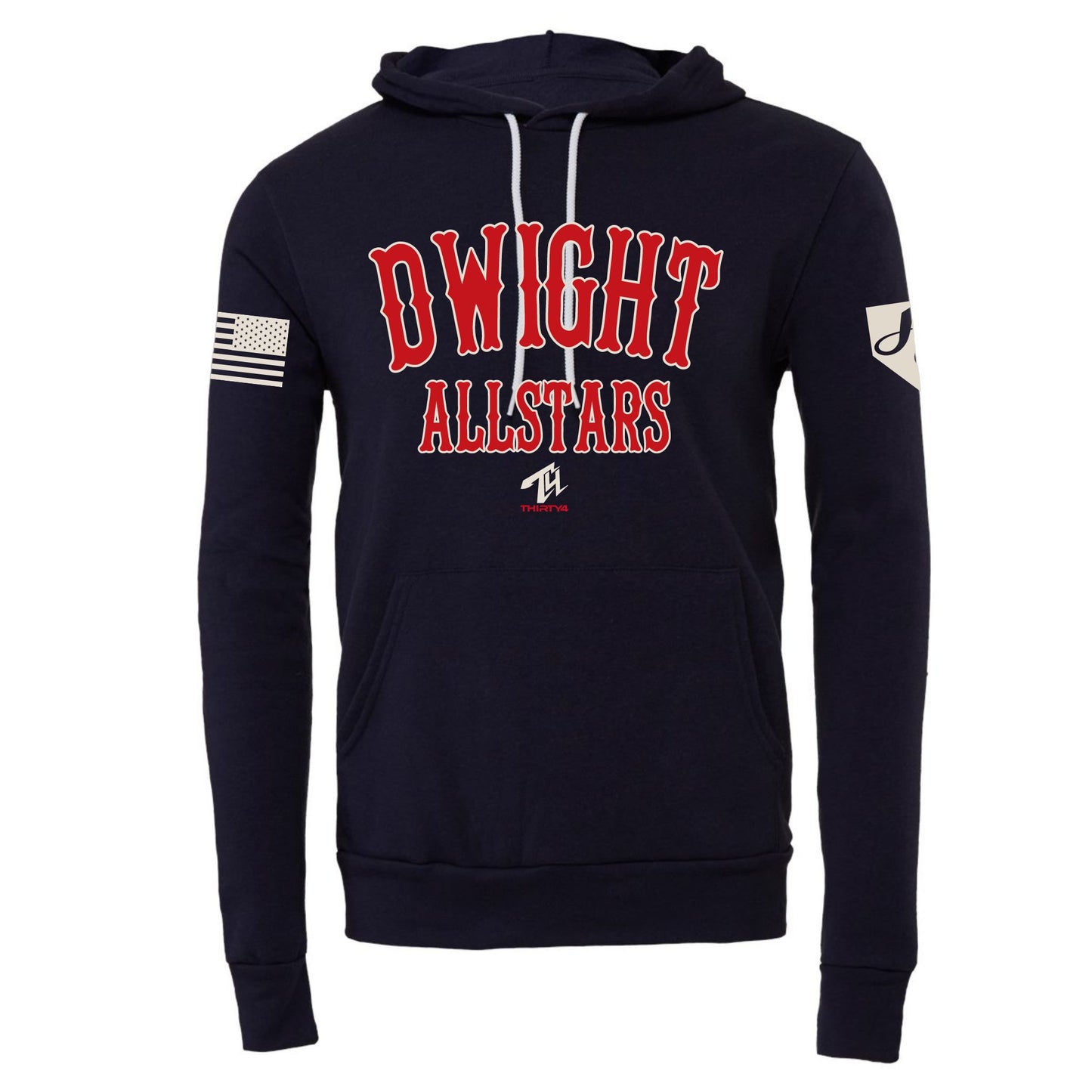 Dwight All-Stars 2024 Bella+Canvas Premium Hoodie