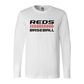 Reds Laces Bella+Canvas Premium Long Sleeve Tee
