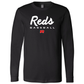 Reds Script Bella+Canvas Premium Long Sleeve Tee
