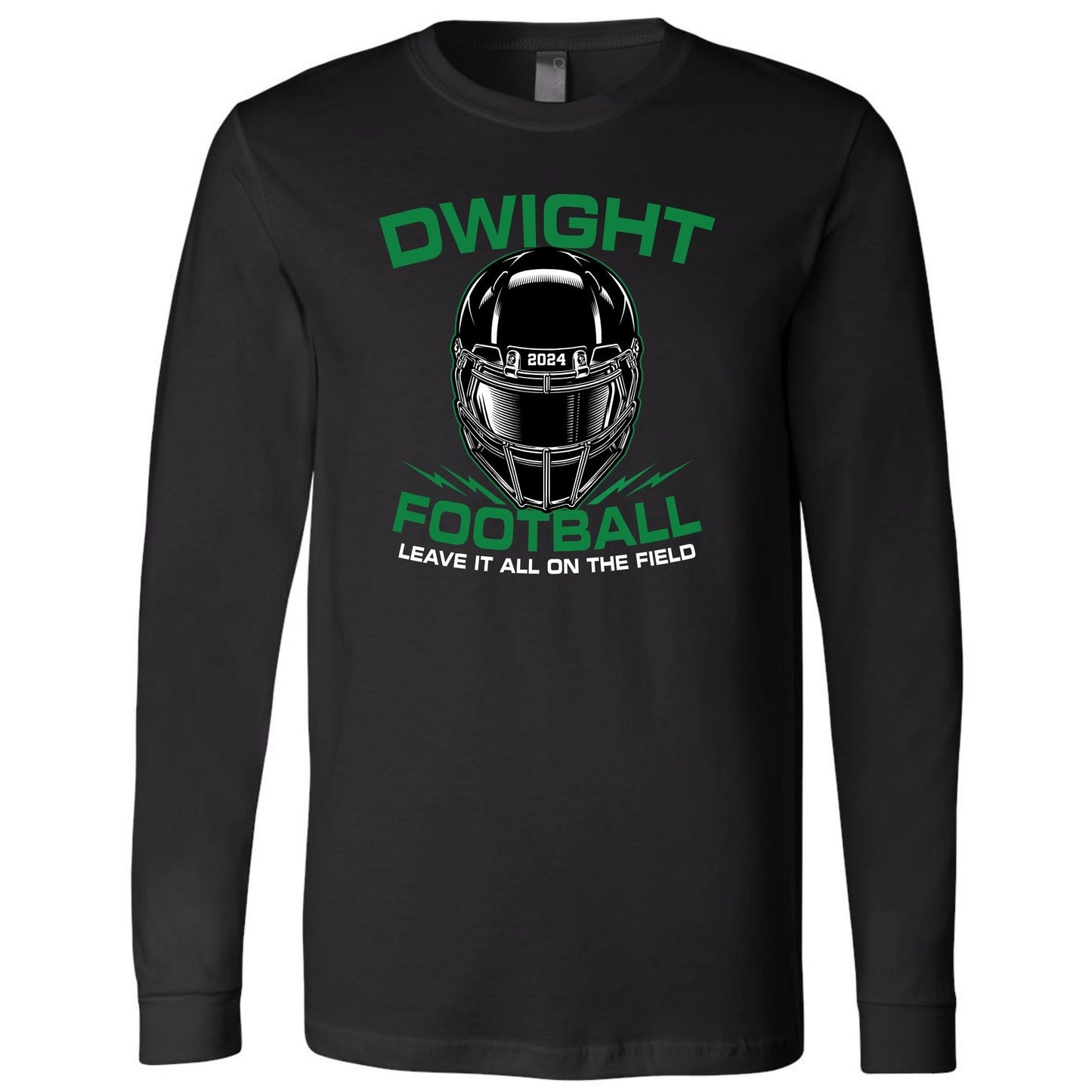 Dwight Football Bella+Canvas Premium Long Sleeve Tee