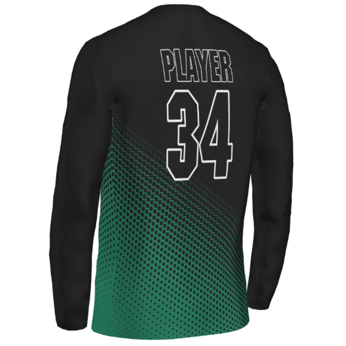 Dwight Football Sublimated Youth Dri-Fit Training Long Sleeve - Dot 2