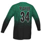 Dwight Football Sublimated "Cotton Feel" Poly Adult Long Sleeve - Speck