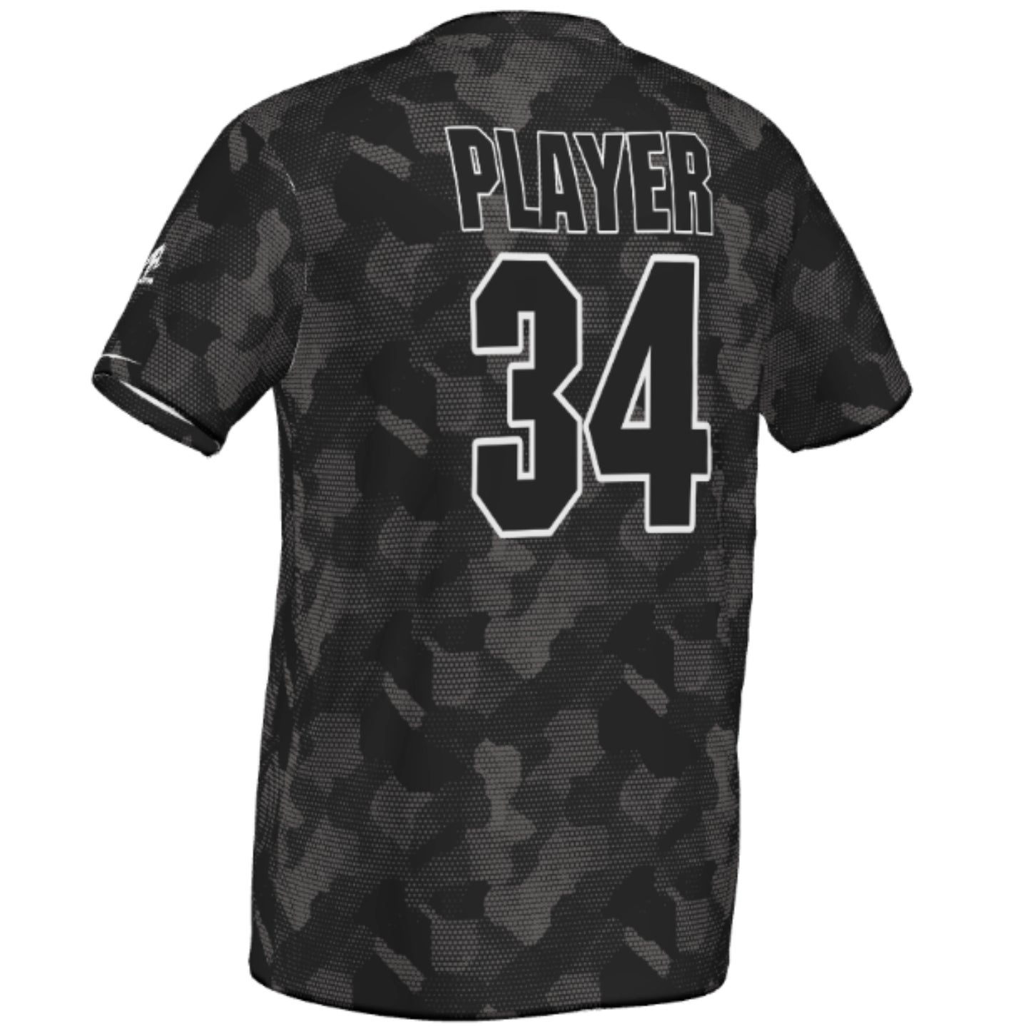 Dwight Football Sublimated "Cotton Feel" Poly Youth T-Shirt - Camo