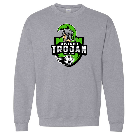 Trojan Soccer -  Gildan Youth Crewneck Sweatshirt