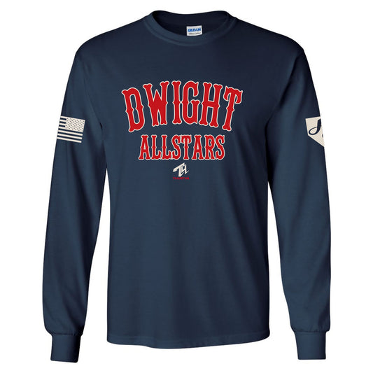 Dwight All-Stars 2024 Gildan Youth Long Sleeve Tee