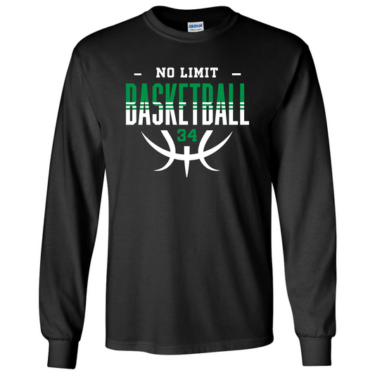 No Limit Basketball Design 2 -  Gildan Long Sleeve Tee