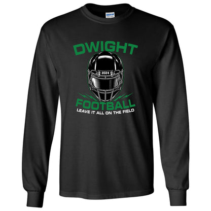 Dwight Football Gildan Long Sleeve Tee