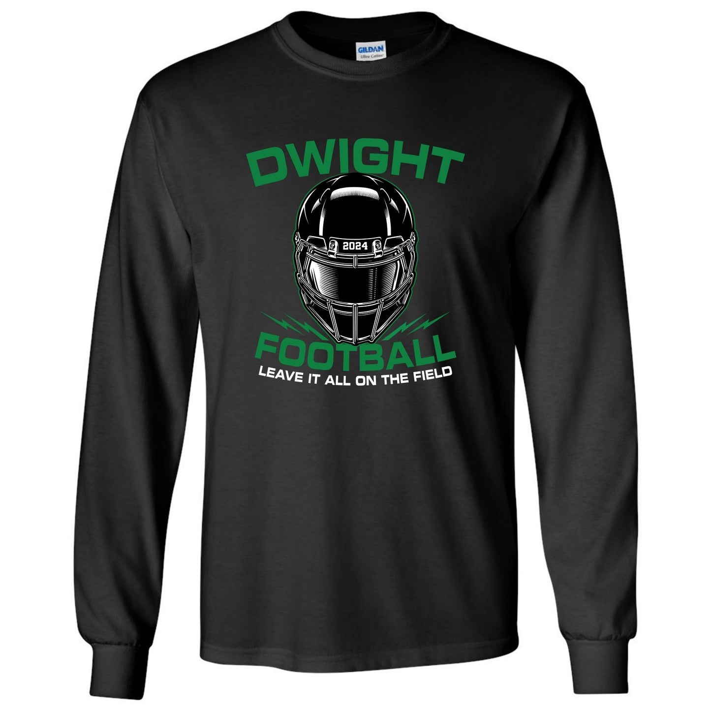 Dwight Football Gildan Youth Long Sleeve Tee