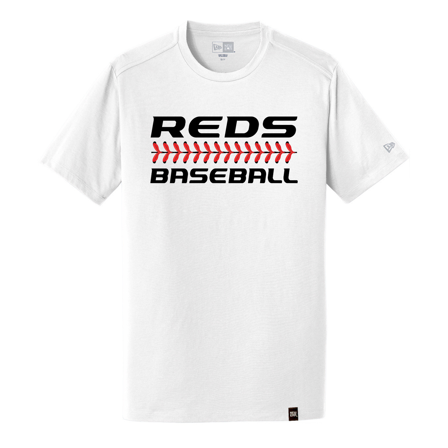 Reds Laces New Era Heritage Tee