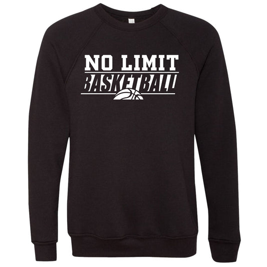 No Limit Basketball Design 1 -  Bella+Canvas Raglan Crewneck Sweatshirt