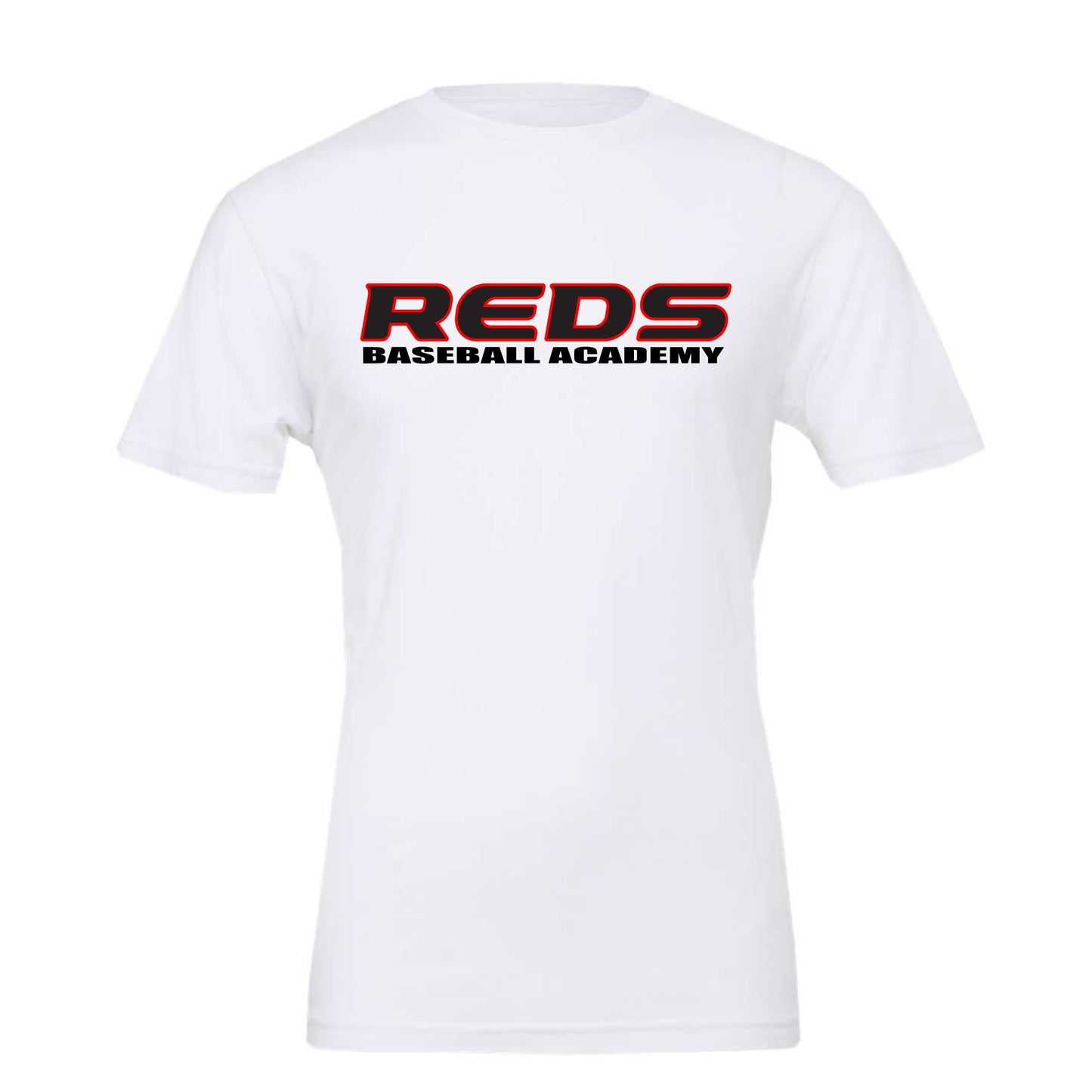 Reds Baseball Academy Bella+Canvas Premium Tee