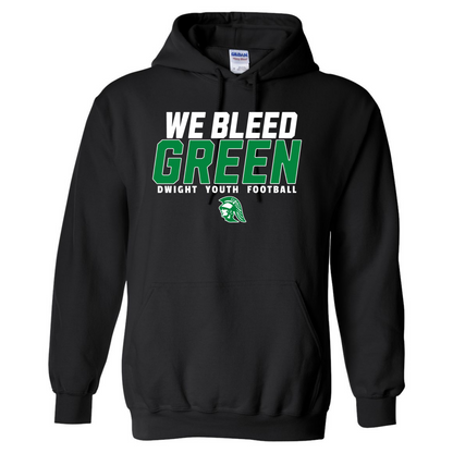 We Bleed Green Gildan Hoodie
