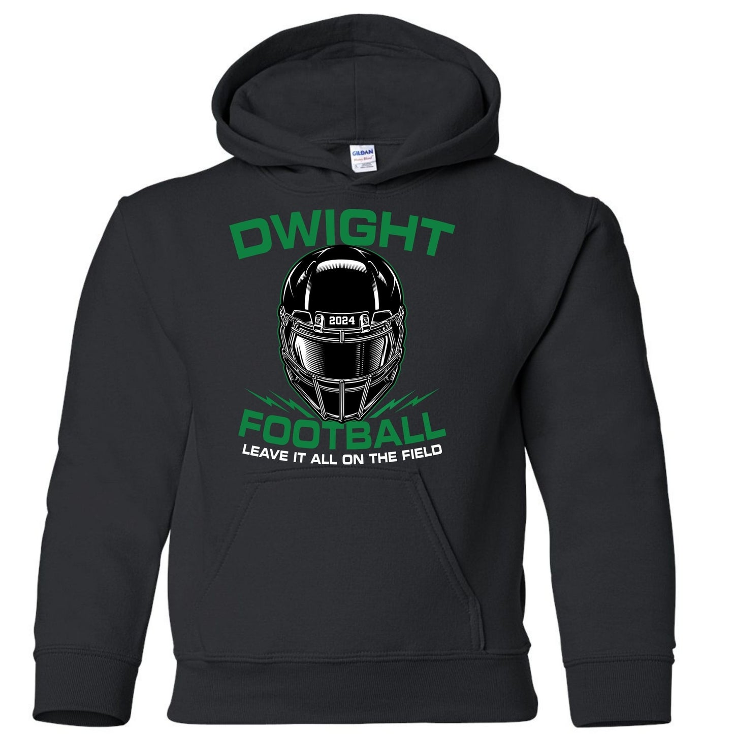 Dwight Football Gildan Youth Hoodie