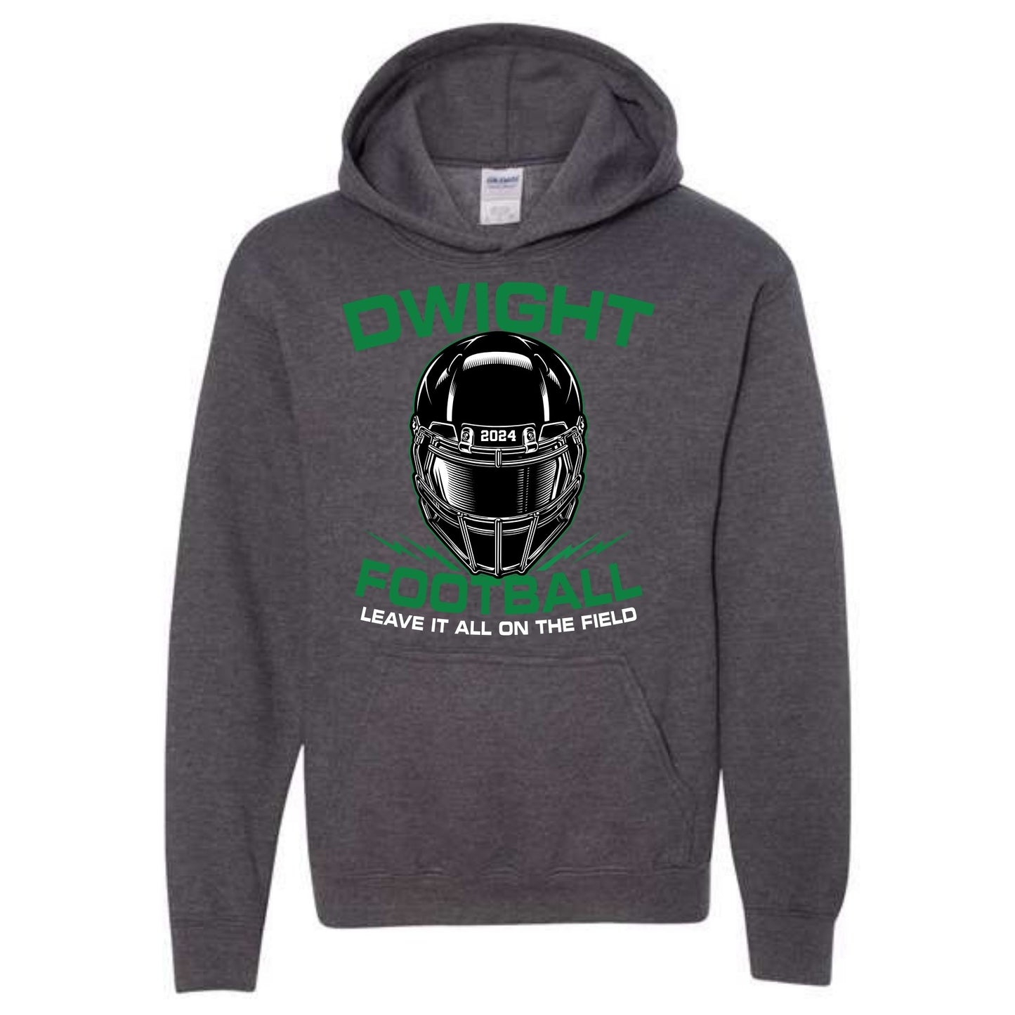 Dwight Football Gildan Youth Hoodie