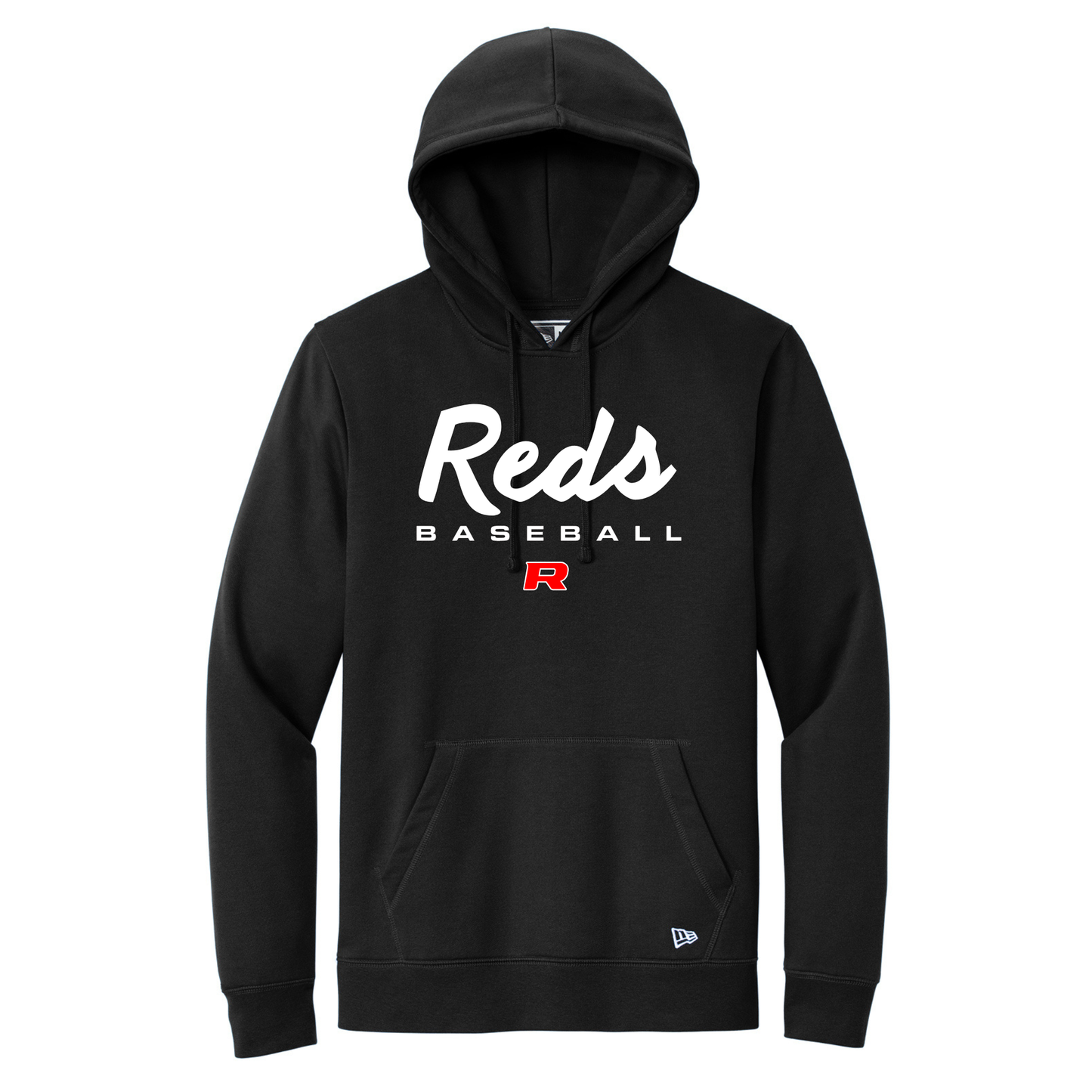 Reds Script New Era Comeback Hoodie