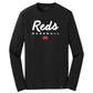 Reds Script New Era Heritage Long Sleeve