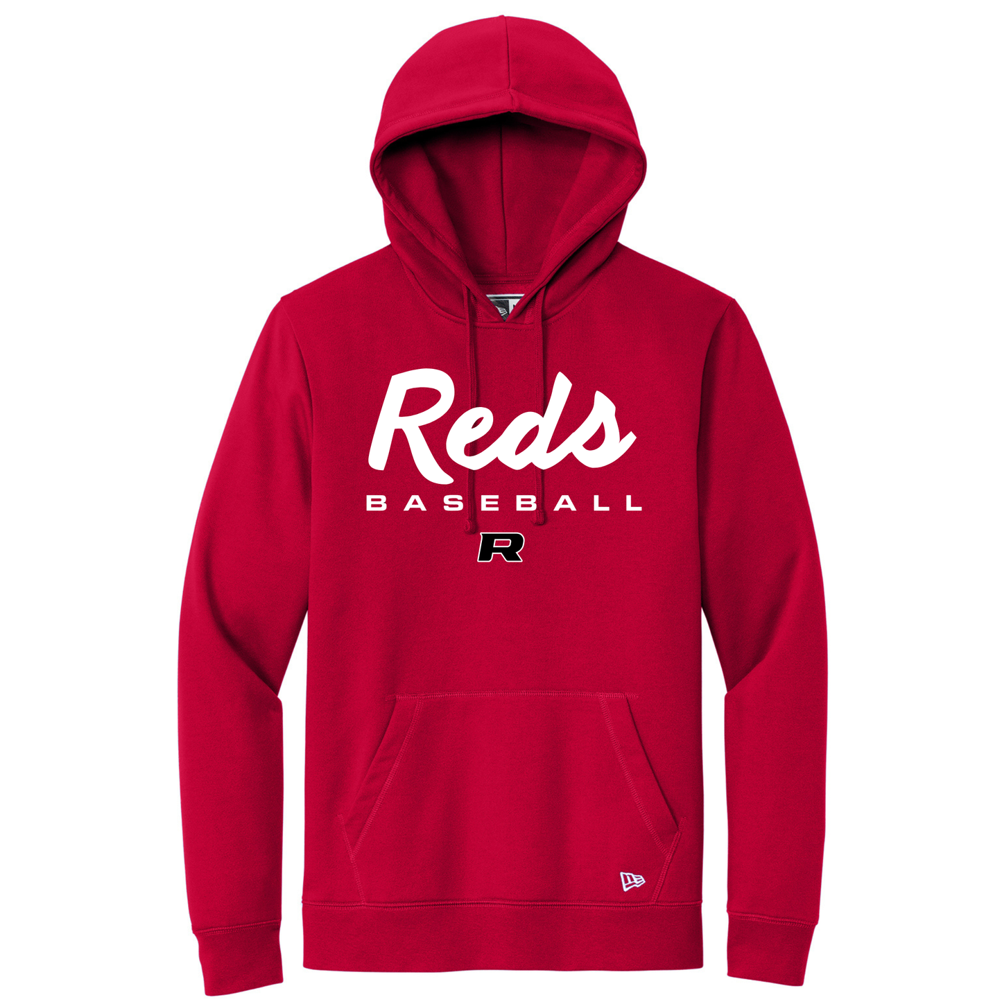 Reds Script New Era Comeback Hoodie