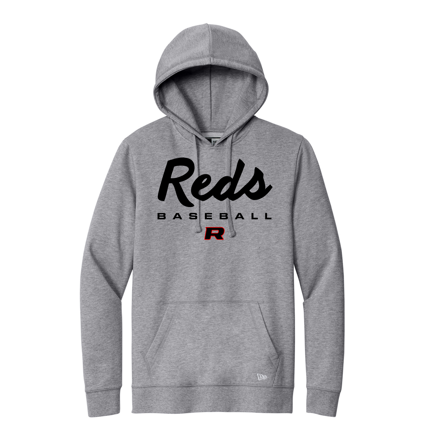 Reds Script New Era Comeback Hoodie