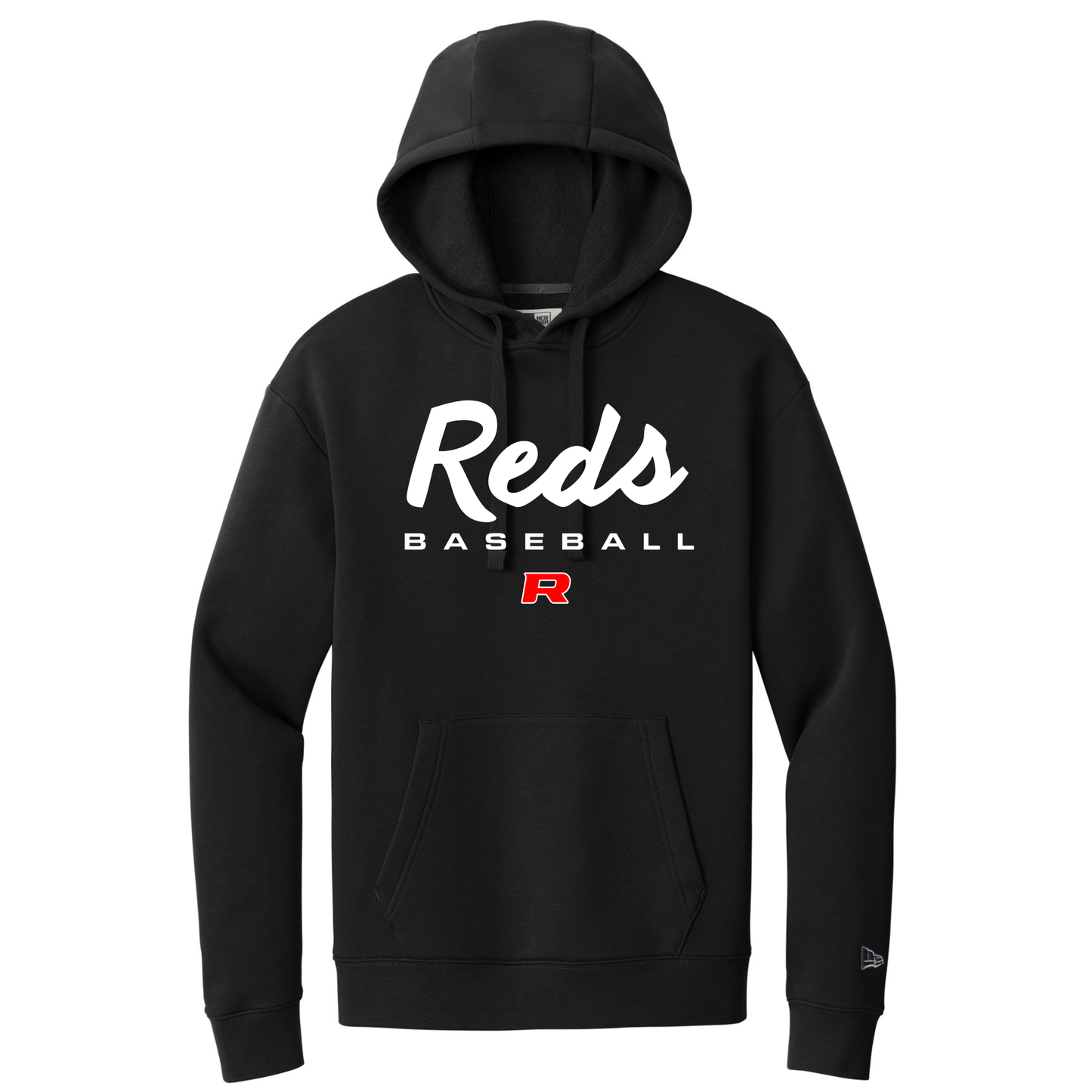 Reds Script New Era Heritage Hoodie
