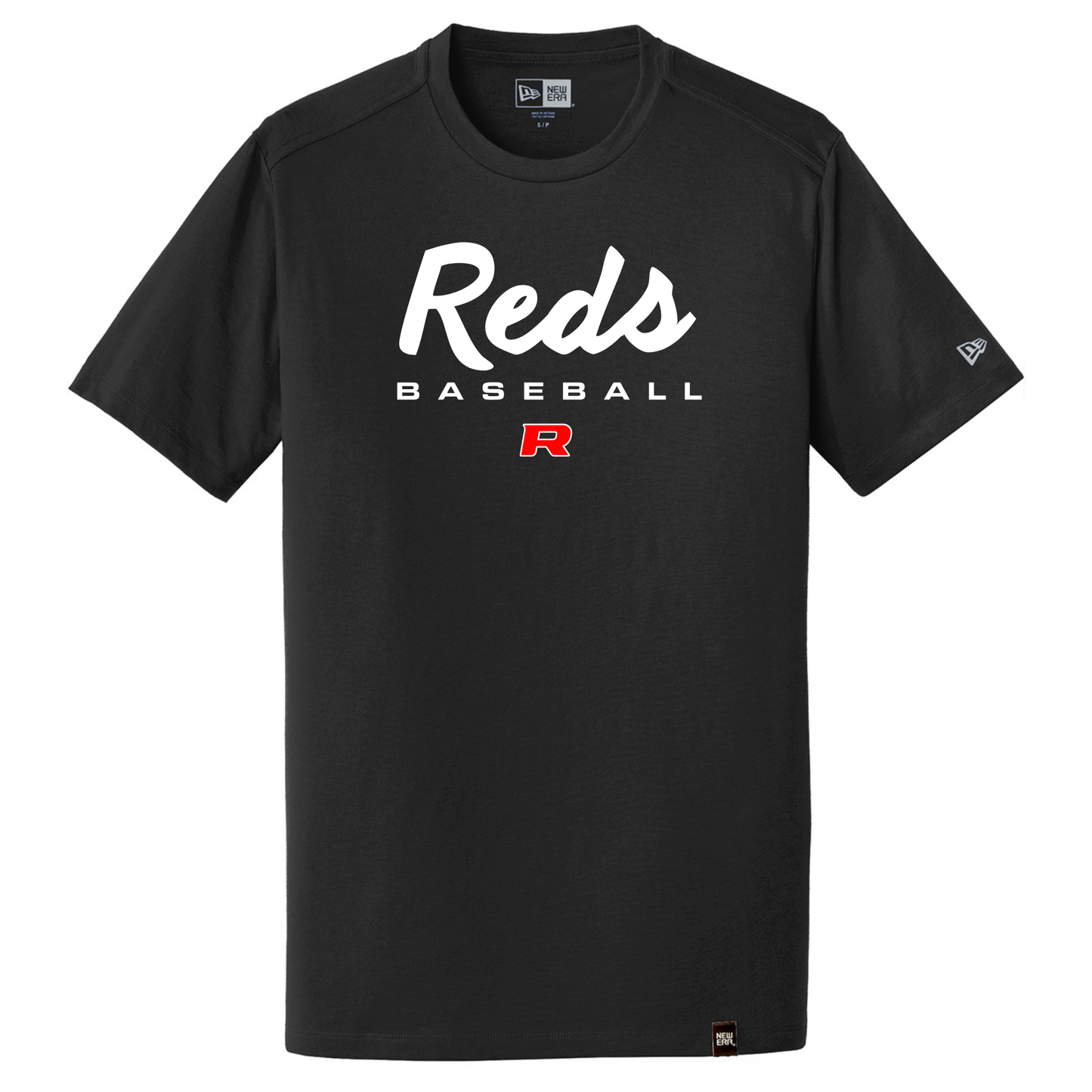 Reds Script New Era Heritage Tee
