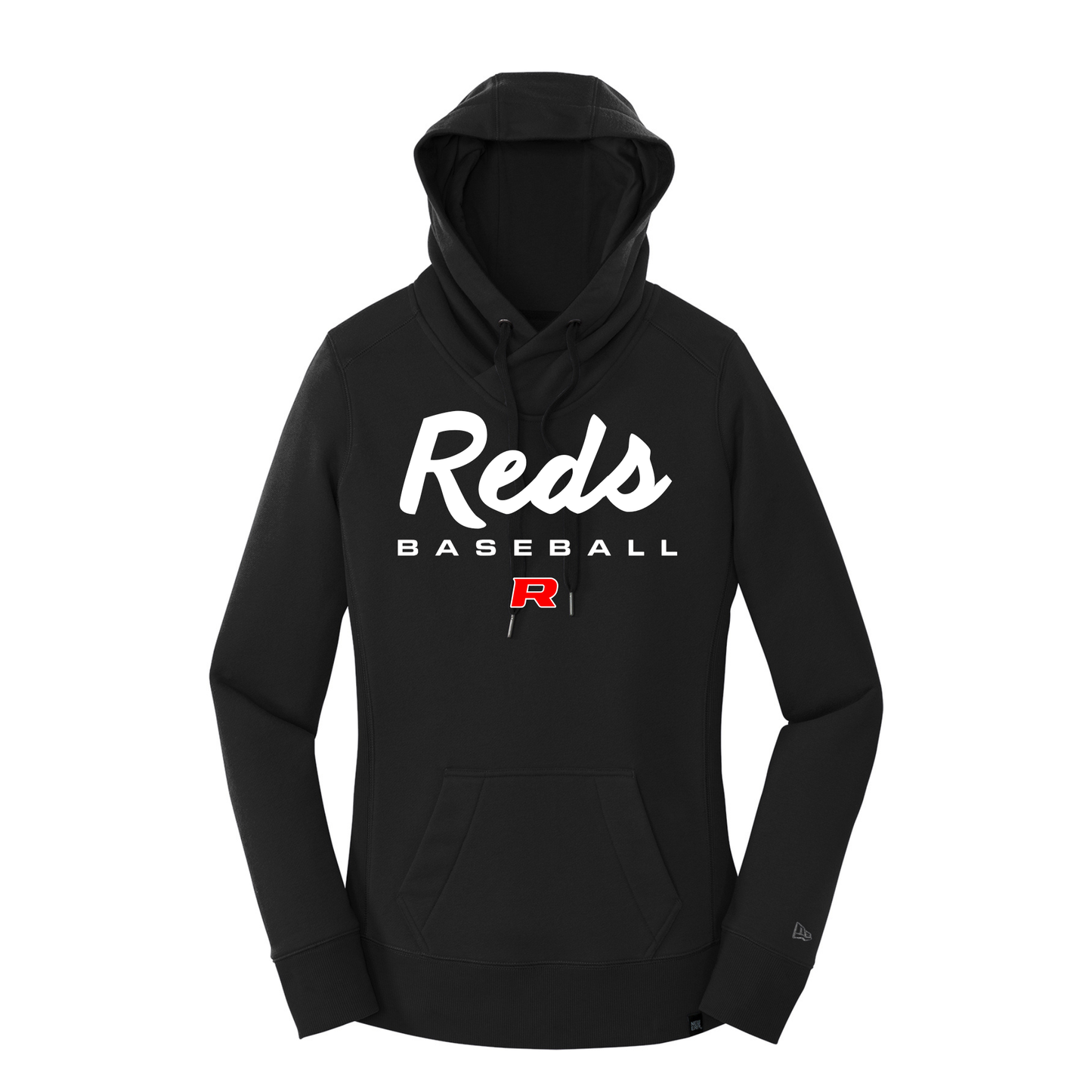 Reds Script New Era Women's Terry Hoodie