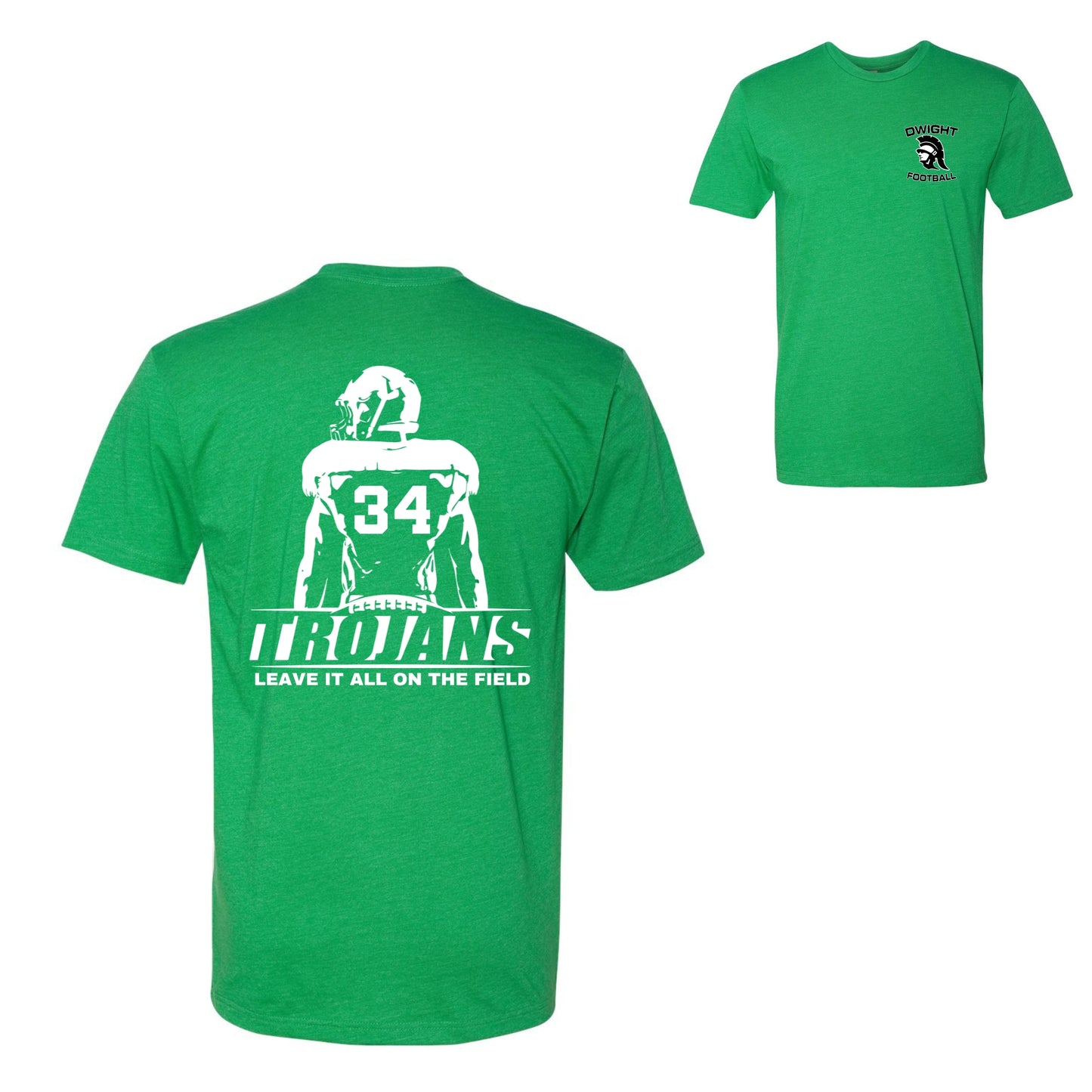 Customizable Trojan Football Next Level Premium Tee