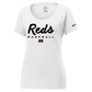 Reds Script Nike Women's Cotton/Poly Tee