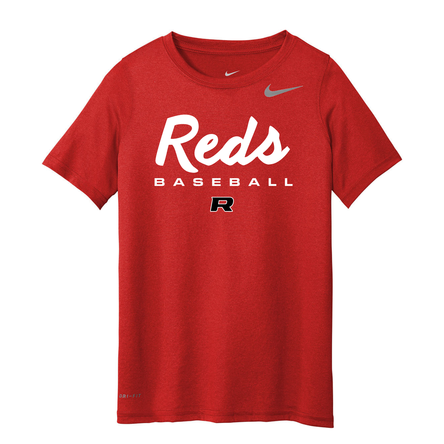 Reds Script Nike Youth Legend Tee