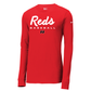 Reds Script Nike Cotton/Poly Long Sleeve