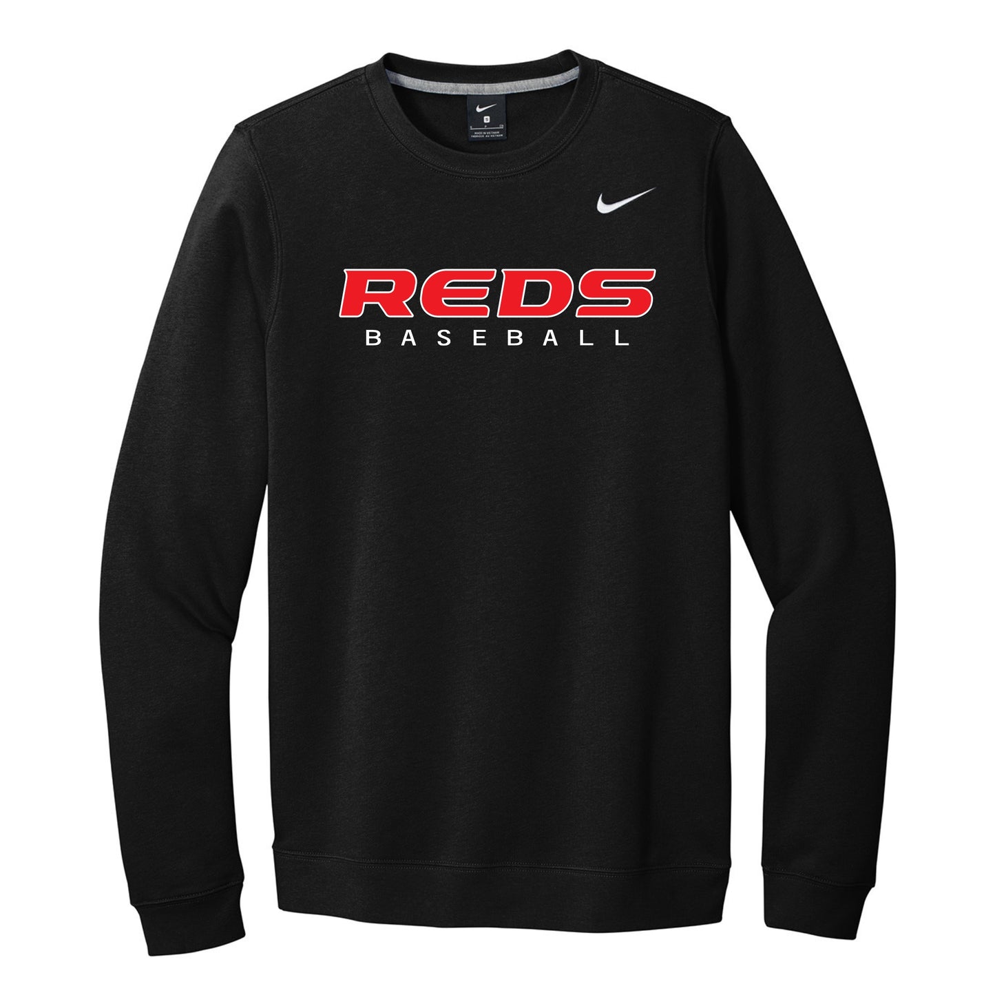 Reds Baseball Nike Club Crewneck Sweatshirt