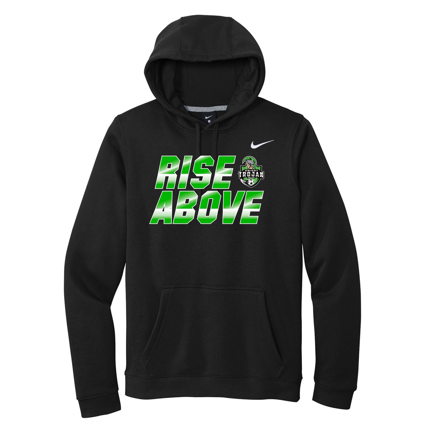 Rise Above -  Nike Club Hoodie