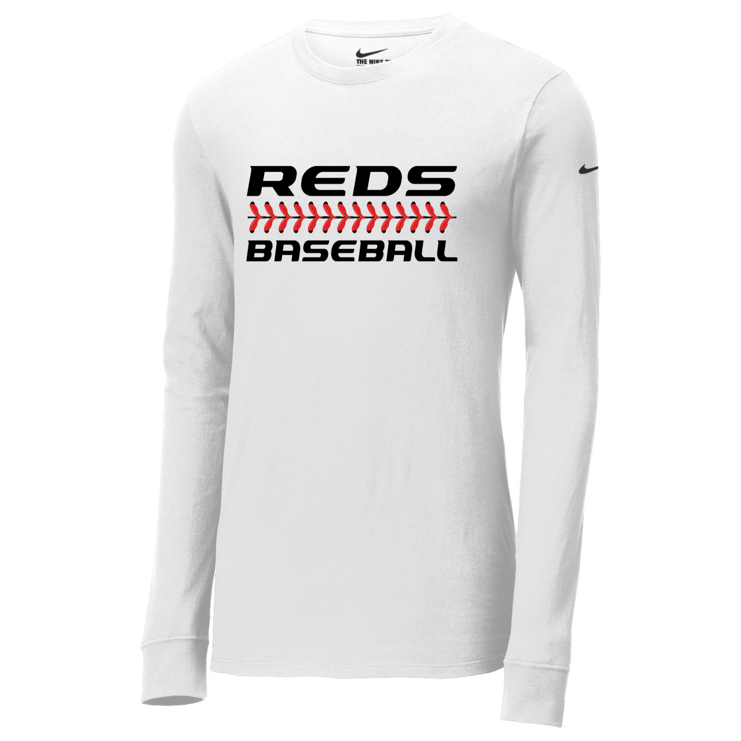 Reds Laces Nike Cotton/Poly Long Sleeve