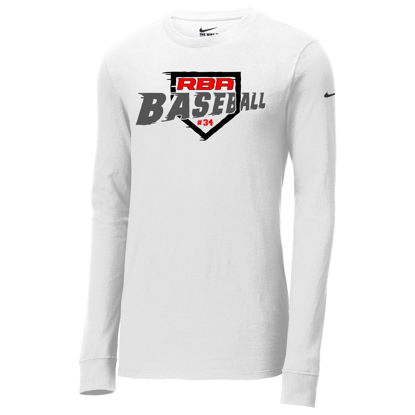 RBA Home Plate 2 Nike Cotton/Poly Long Sleeve