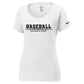 Baseball Logo Nike Women's Cotton/Poly Tee