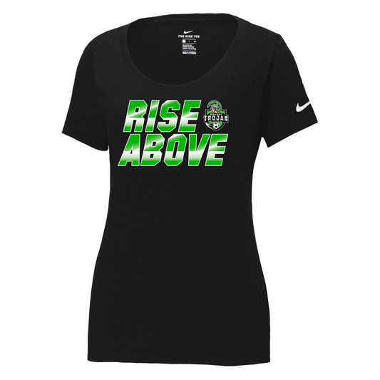 Rise Above - Nike Women's Cotton/Poly Tee