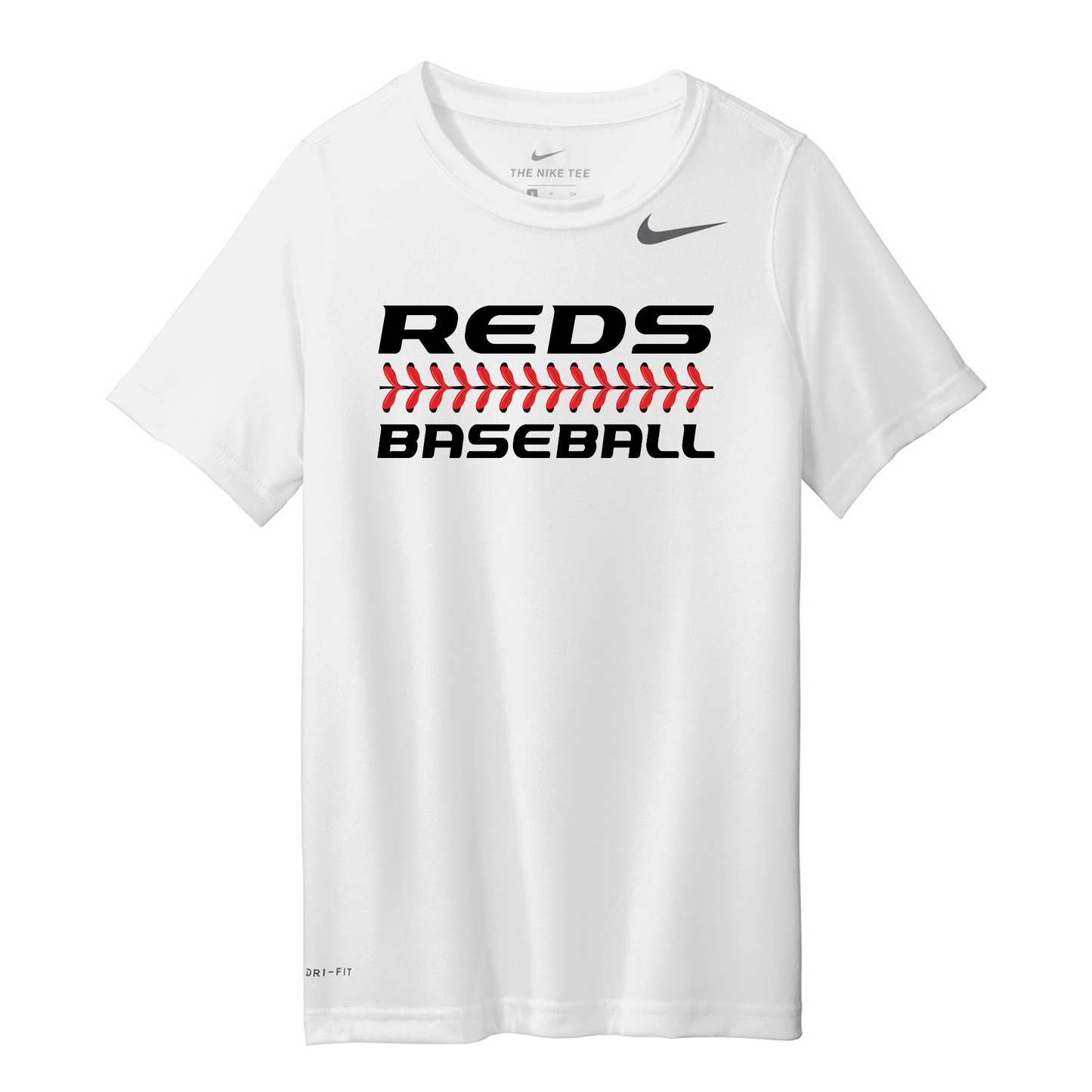 Reds Laces Nike Youth Legend Tee