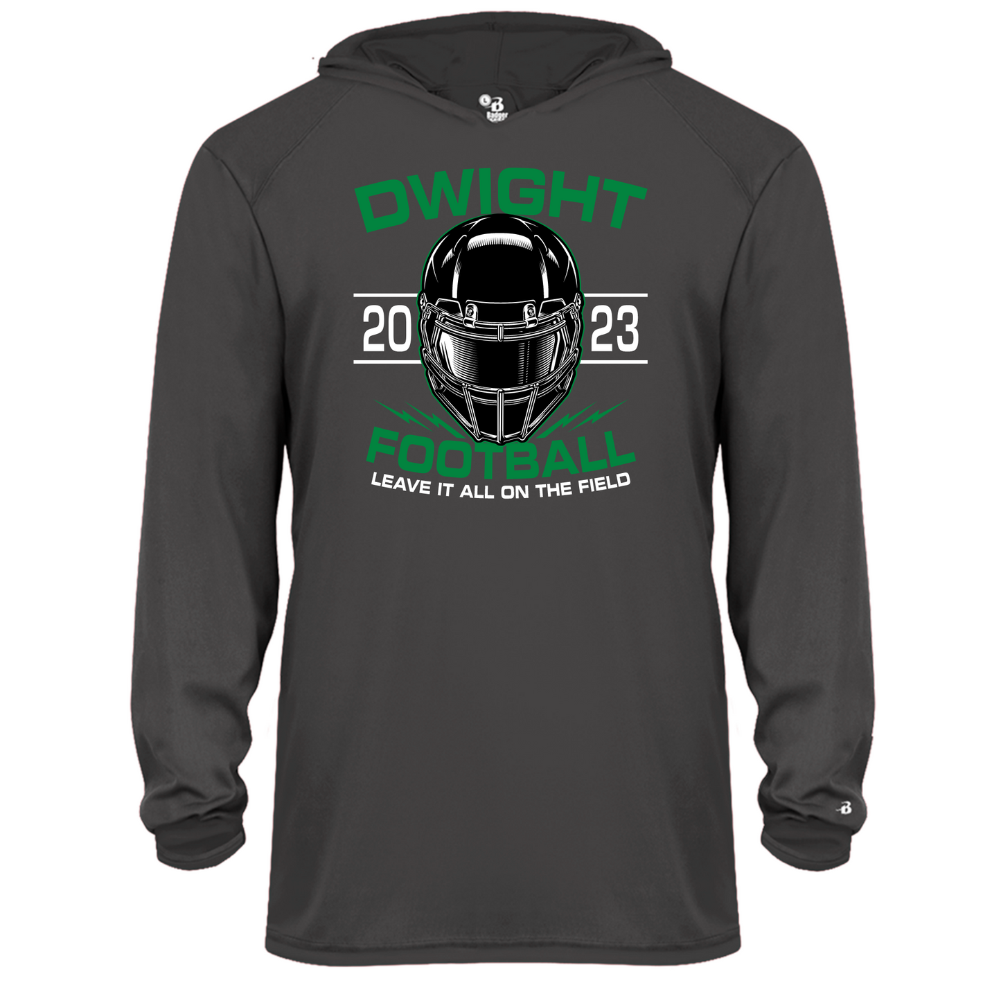 Dwight Football Youth Performance Hooded Tee